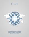 international customs day social media post template