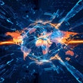 International Cybersecurity: Connecting Nations with Encrypted Data Streams and Protection.