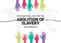 International day for the abolition of slavery celebrate on december 2