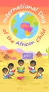 International Day of African Child Colorful Poster