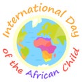 International Day of African Child Holiday Poster