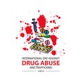 International Day Against Drug Abuse & Trafficking.