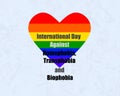 International day against Homophobia, Transphobia and Biophobia
