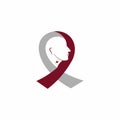 Cancer care logo design template