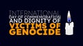 International Day of Commemoration Honoring Victims of Genocide Royalty Free Stock Photo