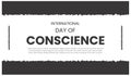 International Day of Conscience design