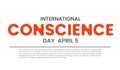 International Day of Conscience design