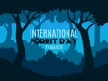 International forest day Royalty Free Stock Photo