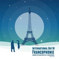 International Day Of Francophonie Royalty Free Stock Photo