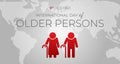 International Day of Older Persons Background Banner