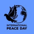 International Day of Peace. Greeting Card, Emblem or Banner.