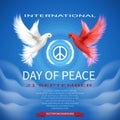International Day of Peace vector.21 September.vector illustration
