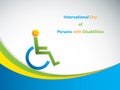 International Day of Persons with Disabilities Royalty Free Stock Photo