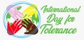 Iinternational day for Tolerance 16 November, Vector illustration