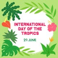 International Day of the Tropics Graphic and Illustration