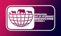 International Day of Veterinary Medicine