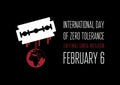 International Day of Zero Tolerance to Female Genital Mutilation vector