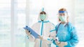 International doctor team. Hospital medical staff Royalty Free Stock Photo