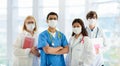 International doctor team. Hospital medical staff Royalty Free Stock Photo