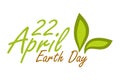 International Earth Day concept. Vector illustration