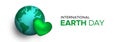 International Earth Day web banner for planet love