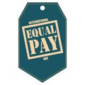 International Equal Pay Day Royalty Free Stock Photo