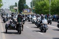 International Festival of bikers. Royalty Free Stock Photo