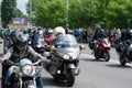 International Festival of bikers. Royalty Free Stock Photo