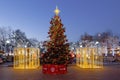 International Festival Christmas light, Moscow, Novopushkinsky park