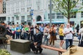 International festival- crowd of people