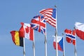 International Flags Royalty Free Stock Photo