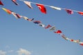 International flags in open air