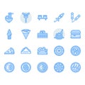 International food icon and symbol set Royalty Free Stock Photo