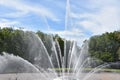 The International Fountain in Seattle, Washington Royalty Free Stock Photo