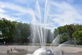 The International Fountain in Seattle, Washington Royalty Free Stock Photo