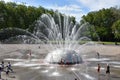 The International Fountain in Seattle, Washington Royalty Free Stock Photo