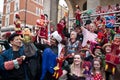 International gathering of Punch and Judy's. Royalty Free Stock Photo