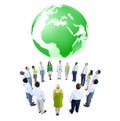 International Green Business People Meeting Royalty Free Stock Photo