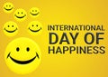 International Happiness Day Design Background