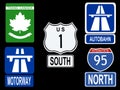 International Highway signs