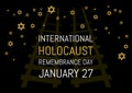 International Holocaust Remembrance Day vector