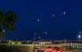 International Hot Air Balloon Fiesta in Albuquerque Royalty Free Stock Photo