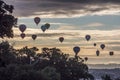 International Hot Air Balloon Fiesta in bristol Royalty Free Stock Photo
