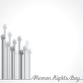 International Human Rights Day -10 December Royalty Free Stock Photo
