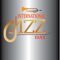 International Jazz Day Vector Illustration. - Vector Royalty Free Stock Photo
