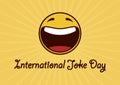 International Joke Day vector