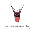 International Joke Day vector illustration