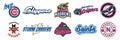 International League. Minor League Baseball MiLB season 2023. West Division. Columbus Clippers, Gwinnett Stripers, Indianapolis Royalty Free Stock Photo
