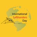 International lefthanders Day. August 13