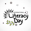 International Literacy Day.